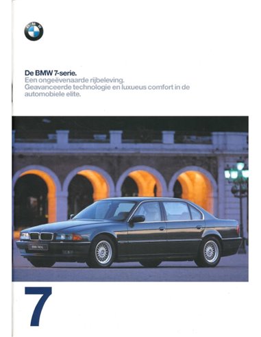 1997 BMW 7 SERIEN PROSPEKT NIEDERLANDISCH
