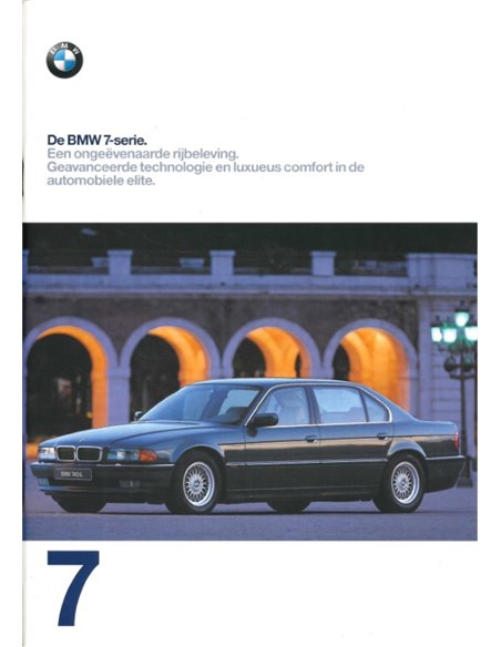 1997 BMW 7 SERIE BROCHURE NEDERLANDS