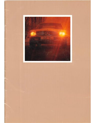 1971 MERCEDES BENZ SL PROSPEKT DEUTSCH