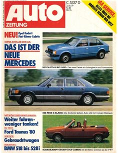 1979 AUTO ZEITUNG MAGAZINE 18 DEUTSCH