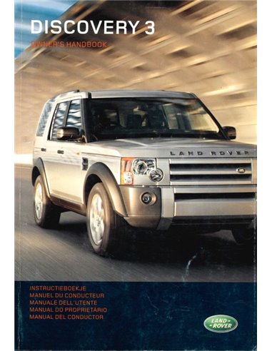 2007 LAND ROVER DISCOVERY 3 OWNERS MANUAL DUTCH