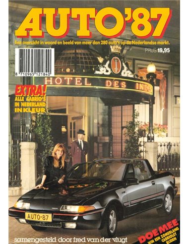 1987 AUTO JAHRBUCH NIEDERLÄNDISCH