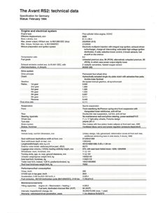 1994 AUDI RS2 AVANT PERSMAP ENGELS 2