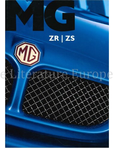 2003 MG ZR | ZS BROCHURE DUTCH