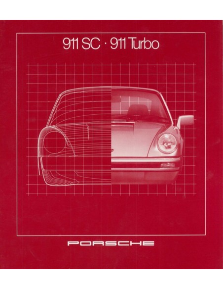 1981 PORSCHE 911 SC & TURBO BROCHURE ENGELS USA