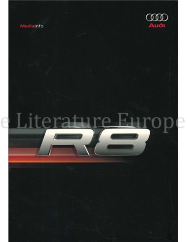 2006 AUDI R8 PRESSEMAPPE DEUTSCH