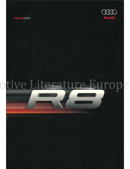 2006 AUDI R8 PRESSEMAPPE DEUTSCH