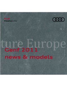 2011 AUDI GENÈVE PERSMAP DUITS  2
