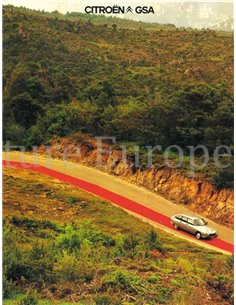 1979 CITROËN GSA BROCHURE DUTCH