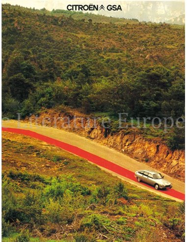 1979 CITROËN GSA BROCHURE NEDERLANDS