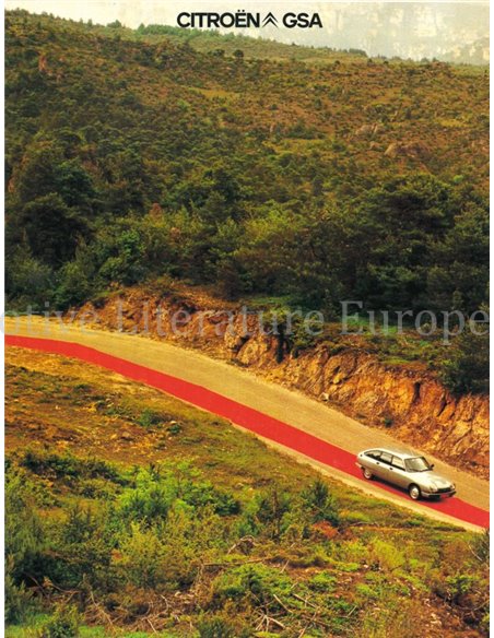 1979 CITROËN GSA BROCHURE DUTCH
