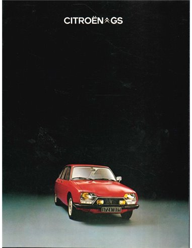 1976 CITROËN GS | GSX PROSPEKT NIEDERLÄNDISCH