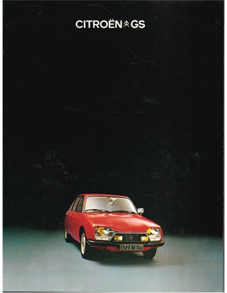 1976 CITROËN GS | GSX BROCHURE DUTCH