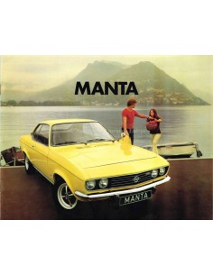1973 OPEL MANTA BROCHURE NEDERLANDS