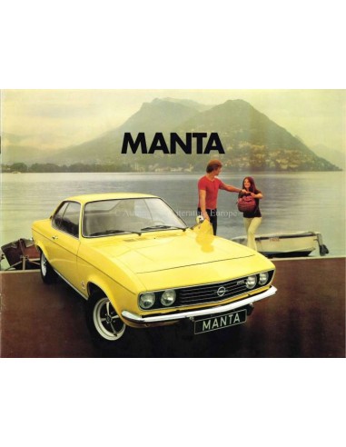 1973 OPEL MANTA PROSPEKT NIEDERLÄNDISCH