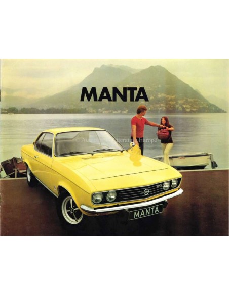 1973 OPEL MANTA BROCHURE DUTCH
