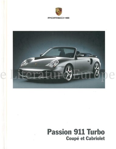 2004 PORSCHE 911 TURBO HARDBACK BROCHURE FRENCH