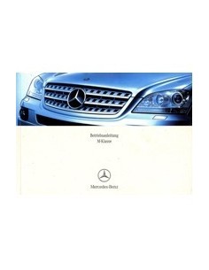 2006 MERCEDES BENZ M KLASSE INSTRUCTIEBOEKJE DUITS