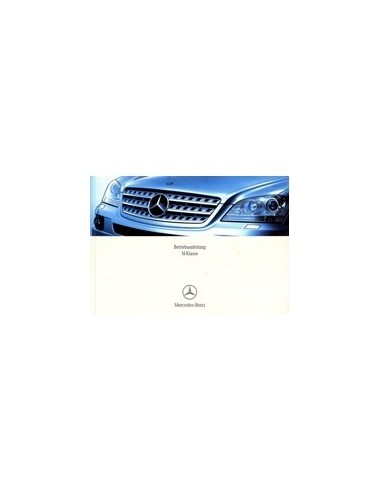 2006 MERCEDES BENZ M KLASSE INSTRUCTIEBOEKJE DUITS