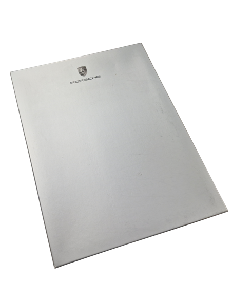 2004 PORSCHE 911 TURBO 30 JAAR ALUMINIUM BROCHURE DUITS