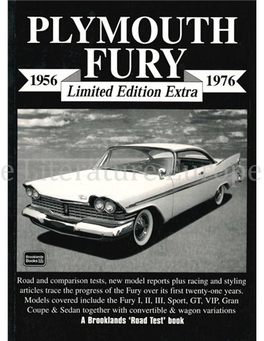 PLYMOUTH FURY 1956 - 9176 (BROOKLANDS ROAD TEST, LIMITED EDITION EXTRA)