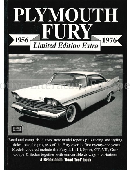 PLYMOUTH FURY 1956 - 9176 (BROOKLANDS ROAD TEST, LIMITED EDITION EXTRA)
