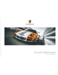 2012 PORSCHE MOTORSPORT HARDCOVER PROSPEKT DEUTSCH