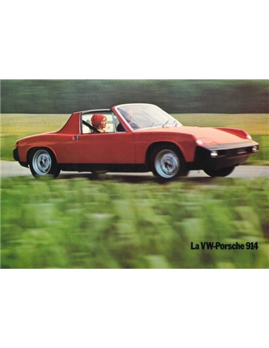 1975 VW-PORSCHE 914 BROCHURE FRANS