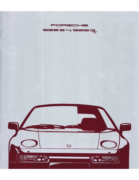 1990 PORSCHE 928 S4 | GT BROCHURE DUITS
