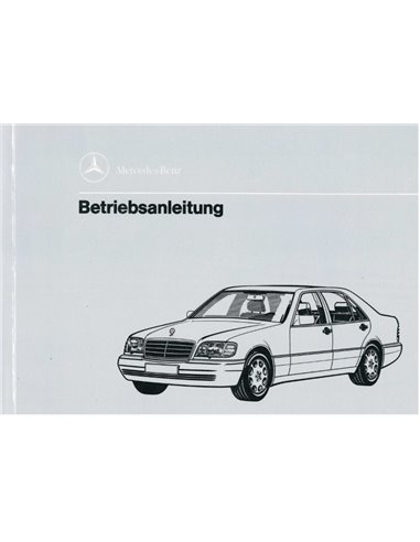 1993 MERCEDES BENZ S KLASSE BETRIEBSANLEITUNG DEUTSCH