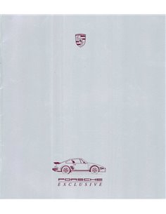 1987 PORSCHE EXCLUSIVE HARDCOVER BROCHURE DUITS | ENGELS