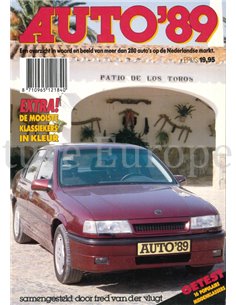 1989 AUTO JAHRBUCH NIEDERLÄNDISCH