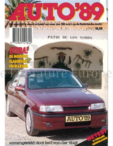 1989 AUTO JAARBOEK NEDERLANDS