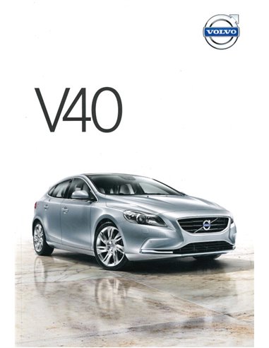 2013 VOLVO V40 BROCHURE DUTCH