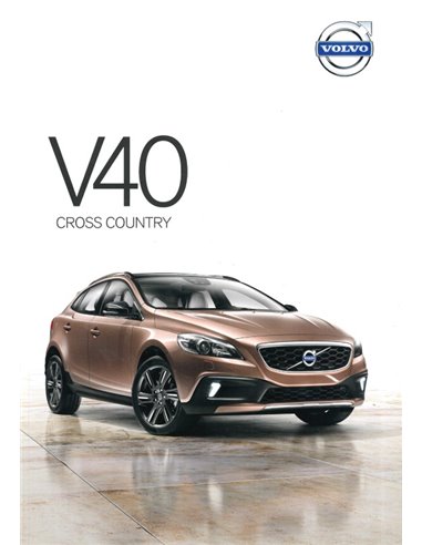 2013 VOLVO V40 CROSS COUNTRY PROSPEKT NIEDERLÄNDISCH