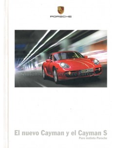 2007 PORSCHE CAYMAN HARDCOVER PROSPEKT SPANISCH