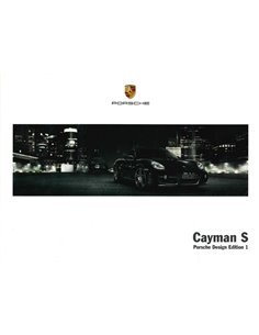 2007 PORSCHE CAYMAN S DESIGN EDITION BROCHURE ENGLISH (US)