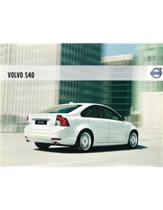 2009 VOLVO S40 BROCHURE NEDERLANDS