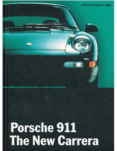 1994 PORSCHE 911 CARRERA HARDCOVER BROCHURE ENGELS (USA)