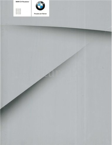 2005 BMW Z4 ROADSTER PROSPEKT DEUTSCH
