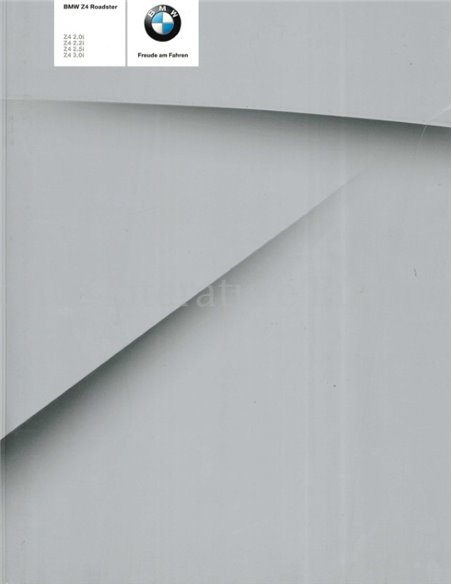2005 BMW Z4 ROADSTER PROSPEKT DEUTSCH