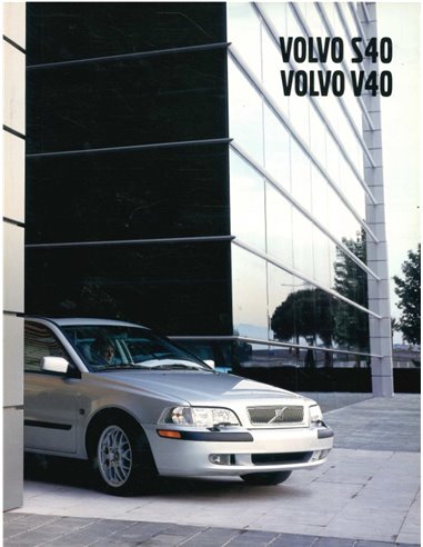 2002 VOLVO S40 | V40 BROCHURE DUTCH (BE)