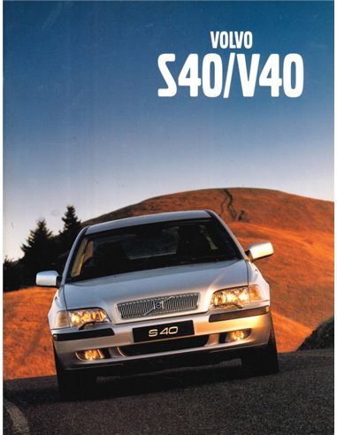 2004 VOLVO S40 | V40 BROCHURE NEDERLANDS