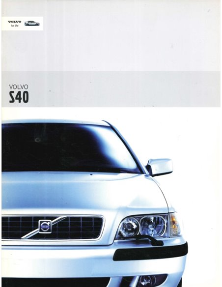 2003 VOLVO S40 BROCHURE NEDERLANDS