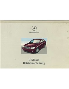 2001 MERCEDES BENZ C KLASSE INSTRUCTIEBOEKJE DUITS