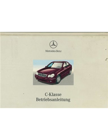 2001 MERCEDES BENZ C CLASS OWNERS MANUAL GERMAN