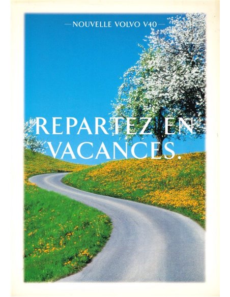 1996 VOLVO V40 BROCHURE FRANS
