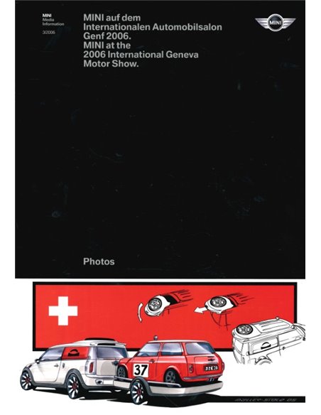 2006 MINI GENF HARDCOVER PRESSEMAPPE DEUTSCH