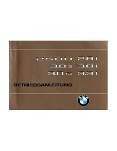 1975 BMW 2500 2800 3000 3.0 S SI INSTRUCTIEBOEKJE DUITS