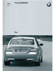 2004 BMW M5 HARDCOVER PERSMAP ENGELS 2